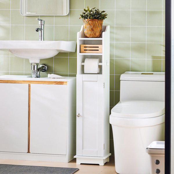 Linen cabinet over toilet discount